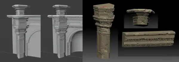 从建模到光照,全方位解析使用UE5制作“拱门”游戏场景次世代模型库