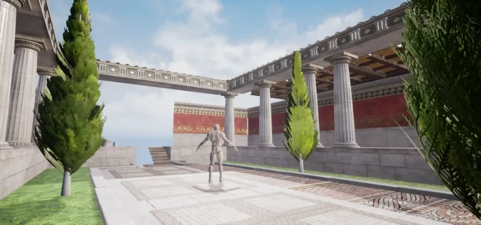 游戏美术师必读-在虚幻引擎中创建古罗马庭院住宅环境次世代模型库