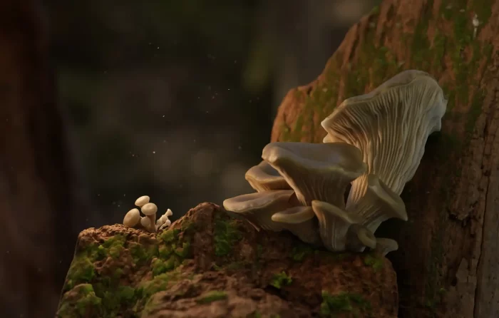 贝塞尔曲线变蘑菇魔法-Blender的简易蘑菇生成器次世代模型库