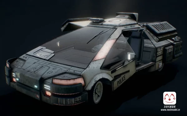 《银翼杀手》警车3d模型
