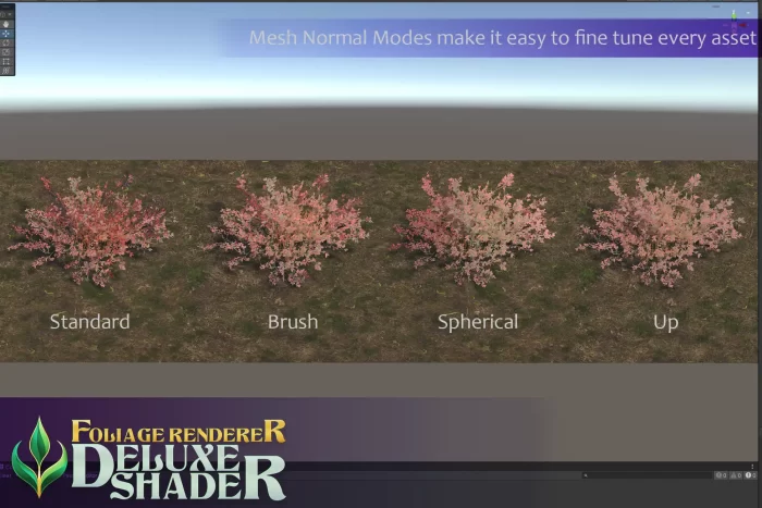 Foliage Renderer Deluxe Shader中文文档次世代模型库