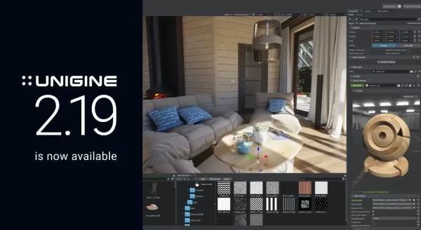 UNIGINE 2.19 正式发布，带来OpenXR、USD支持与角色动画系统更新